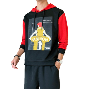 1秋季卫衣套装男 青少年潮流时尚休闲卫衣套装A074-TZ823图片
