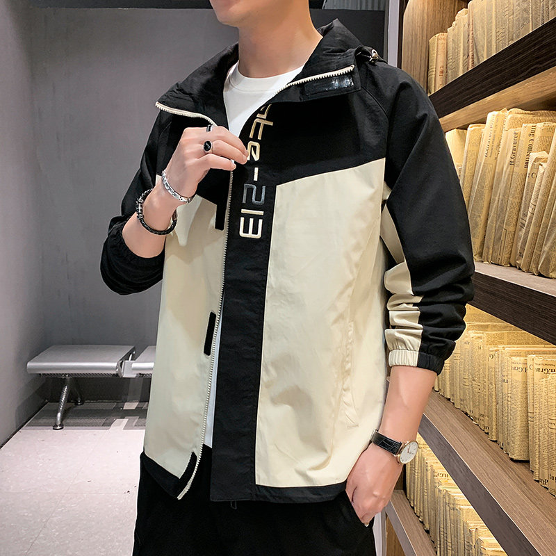 1秋季新款休闲工装夹克男港风潮流大码外套A074-AJ801-P65图片