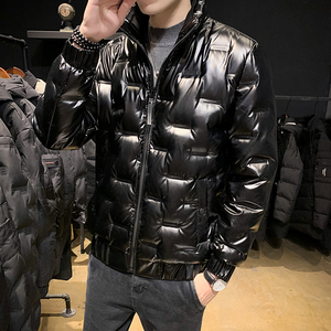 冬季羽绒服男薄款立领时尚羽绒服男A074-A026图片