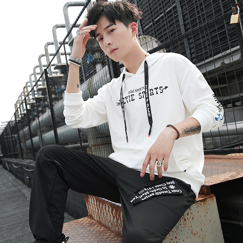运动套装男春秋运动服休闲套装情侣卫衣TZ104-P65,男装卫衣,星座210-1