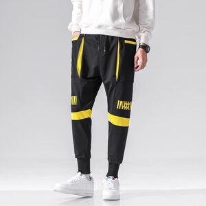 秋季裤子男潮流时尚休闲裤长裤酷丝绵运动休闲裤A074-AK013-P35图片