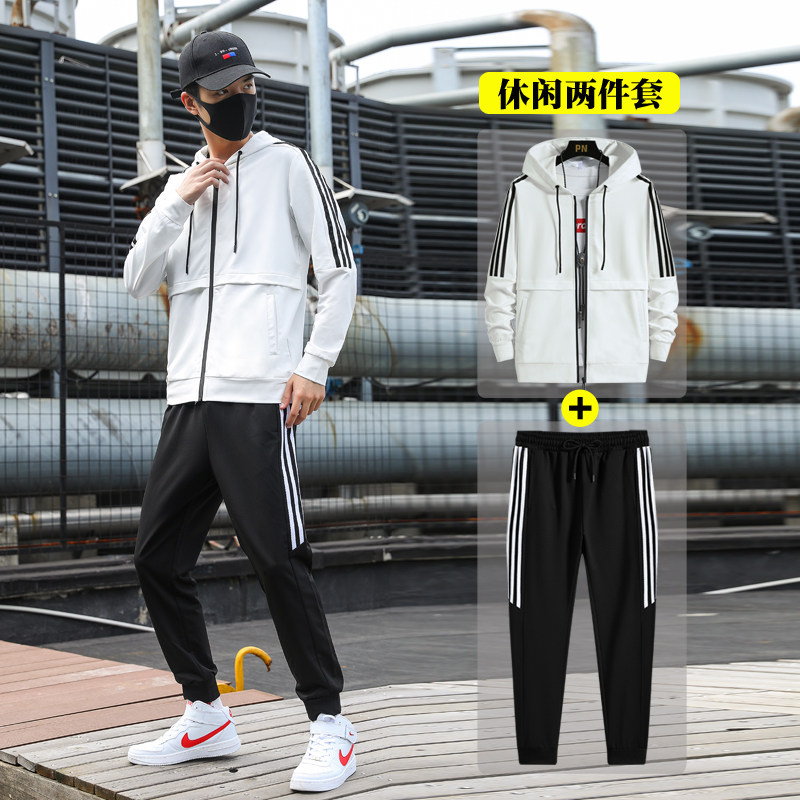 秋季卫衣男潮流开衫卫衣外套男时尚休闲运动套装A074-TZ1802-P60,男装卫衣,星座210-1