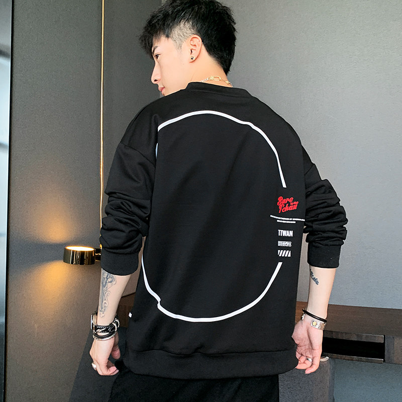 0秋季卫衣男时尚休闲圆领卫衣A074-A510—,男装卫衣,星座210-1