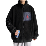 男士卫衣秋冬款潮港风加绒加厚羊羔毛上衣宽松外套9303-P65，男装卫衣，星座210-1