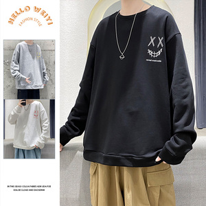 新款秋季新款潮流圆领卫衣男A210-A8666图片