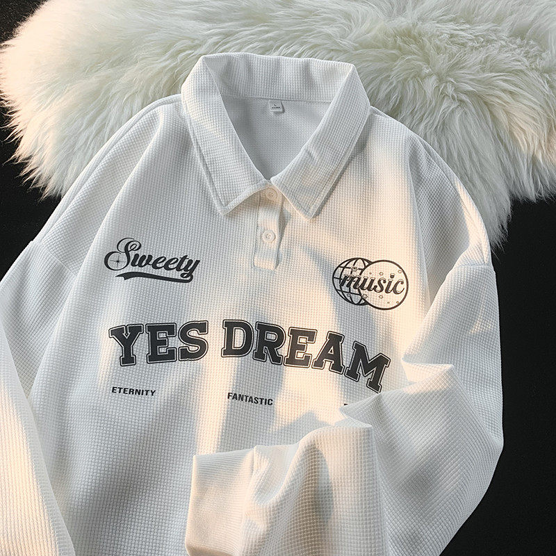 2024春季卫衣男翻领潮牌卫衣INS卫衣潮流上衣衣服A210-WY5307-P45,男装卫衣,星座210-1