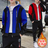 羊羔绒卫衣男套装潮流加厚加绒运动服TZ826-P115控价148，男装卫衣，星座210-1