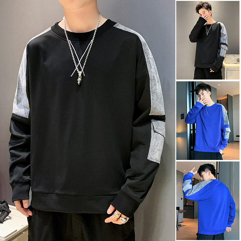 0休闲宽松长袖卫衣男士秋季圆领潮牌上衣服时尚A074-A506,男装卫衣,星座210-1