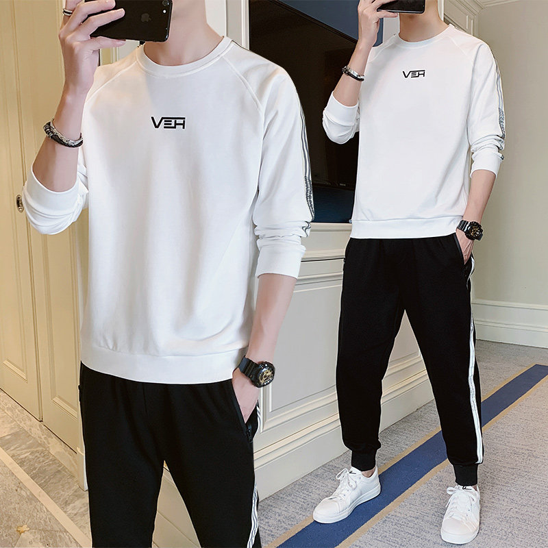 秋季男士一套搭配帅气套装运动休闲卫衣A074-TZ7106图片