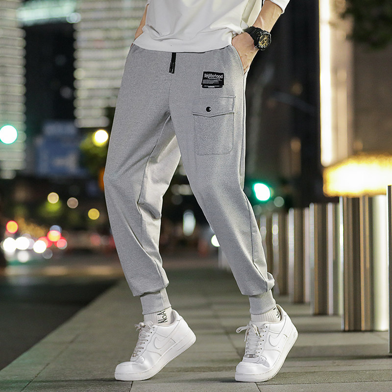 1夜景秋季休闲运动裤男潮流时尚韩版长裤A074,男装休闲裤,星座210-1
