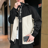 秋季新款休闲工装夹克男港风潮流大码外套A074-AJ801-P65，男装夹克，星座210-1