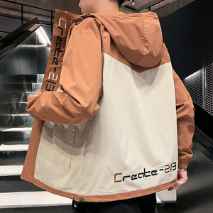 2秋季新款休闲工装夹克男港风潮流大码外套A074-AJ801-P65图片