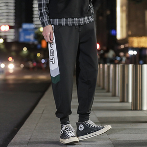2夜景 秋季休闲裤男运动时尚卫裤青少年长裤子A074图片