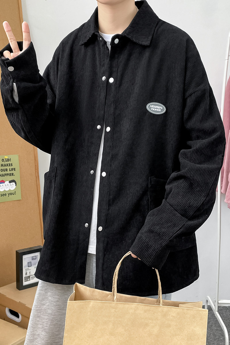 秋季潮流衬衫男长袖灯芯绒衬衫A210-A2262,男装衬衫,星座210-1
