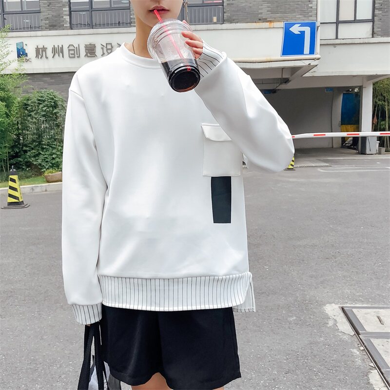 长袖t恤男士2021新款打底衫男装卫衣圆领A64-P35,男装卫衣,星座210-1
