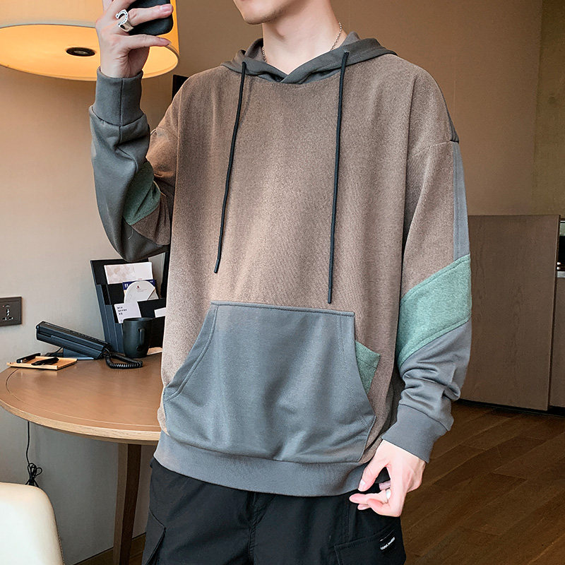 2021春秋季卫衣男青少年圆领套头潮流卫衣时尚款A074-AW906-P35,男装卫衣,星座210-1