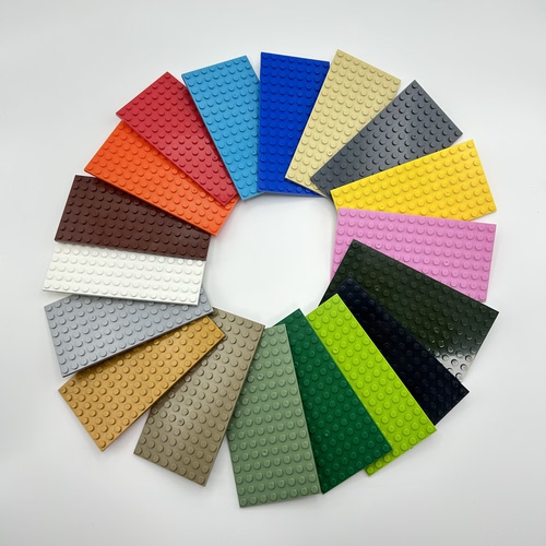 兼容乐高 92438 8x16 小颗粒双面底板建筑散装拼接配件底盘零件