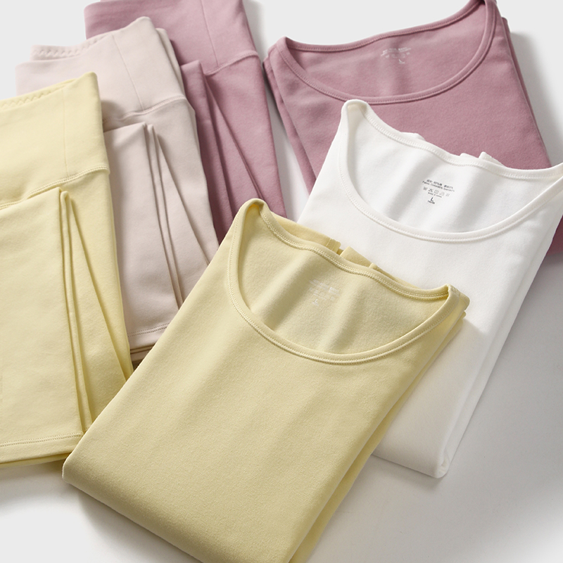 290g加厚磨毛棉加厚保暖套装女