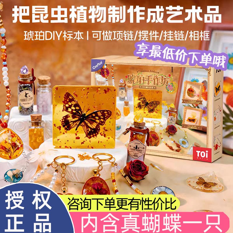 时光琥珀DIY昆虫标本套装
