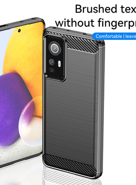 适用小米12手机壳12Pro硅胶12X外壳Note7手机套CC9拉丝防摔K40壳