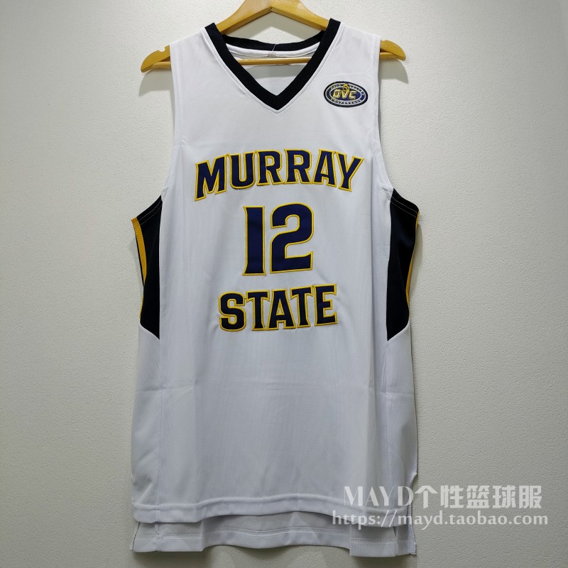 莫兰特球衣 12号Ja Morant大学美式篮球服运动背心比赛刺绣训练服 运动/瑜伽/健身/球迷用品 篮球服 原图主图