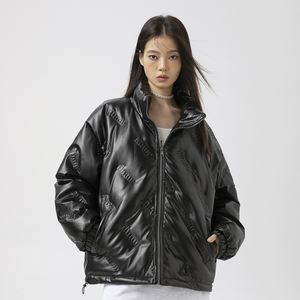 原B429山一商店-234YR09301皮料无缝羽绒服新标70绒P330-K508图片
