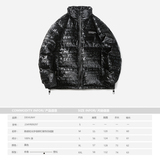 原B429山一商店-234YR09297炫光字母羽绒服新标90绒P300-K428，男装羽绒服，电商S003
