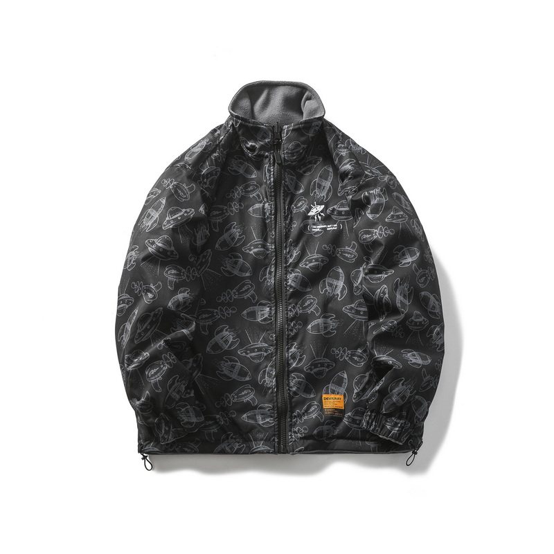 山一商店-2025秋季 小飞碟双面穿摇粒绒外套-JK153/P125 168图片