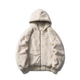 山一商店24冬244MY13143双面穿兔绒羊羔毛座山雕连帽棉服P195K298，男装棉衣，电商S003