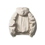 山一商店24冬244MY13143双面穿兔绒羊羔毛座山雕连帽棉服P195K298，男装棉衣，电商S003