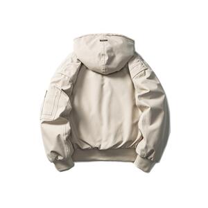 山一商店24冬244MY13143双面穿兔绒羊羔毛座山雕连帽棉服P195K298图片