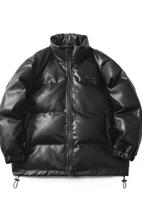 原B429山一商店-234MY07175钢印黑金印花皮料棉服P200-K278图片