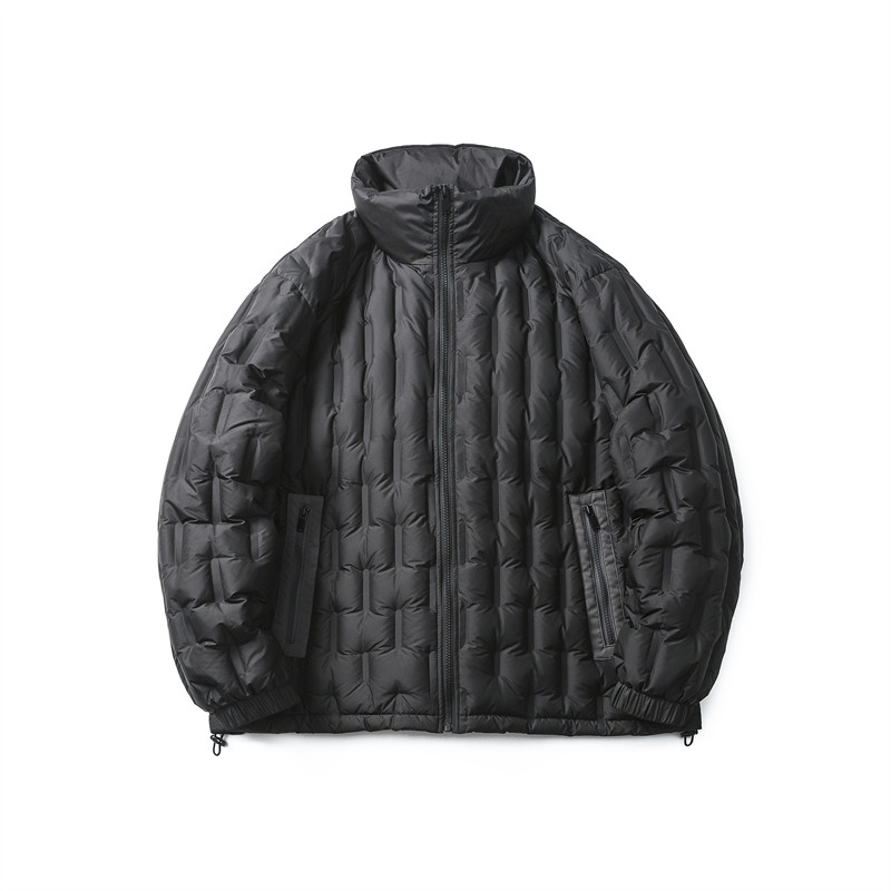 NR234YR09299 直冲压印拼皮羽绒服新标90绒P275-K378图片
