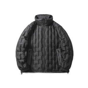 NR234YR09299 直冲压印拼皮羽绒服新标90绒P275-K378图片