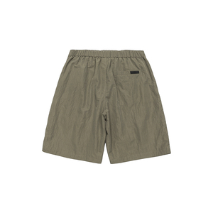 夏款NR-252DK13132宽松廓形防泼水压褶西装短裤卡其P75K128