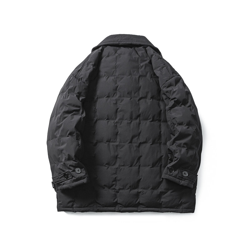 山一商店24冬244YR04163西装版长款直充90白鸭绒羽绒服P310K458,男装西服套装,电商S003