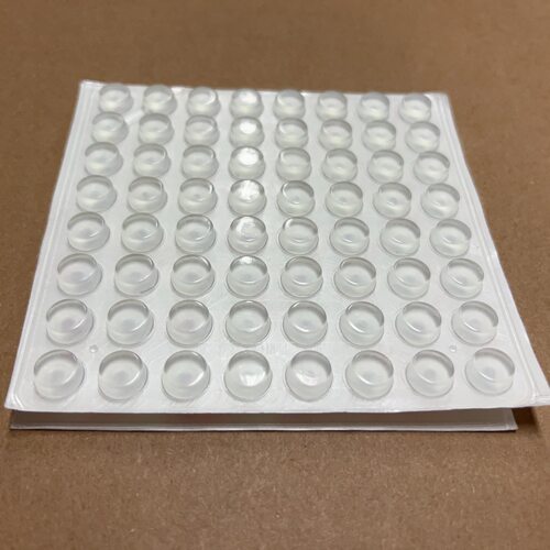 透明胶垫/防滑/防撞胶粒自粘胶垫 平面圆柱12mm*5mm厚度（1）粒