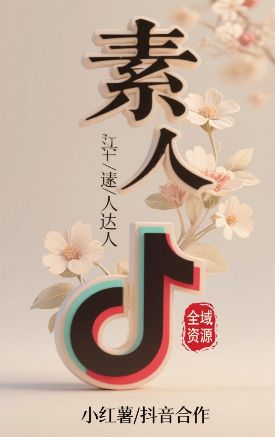 小红薯抖短视频素人达人种草淘宝平面广告设计