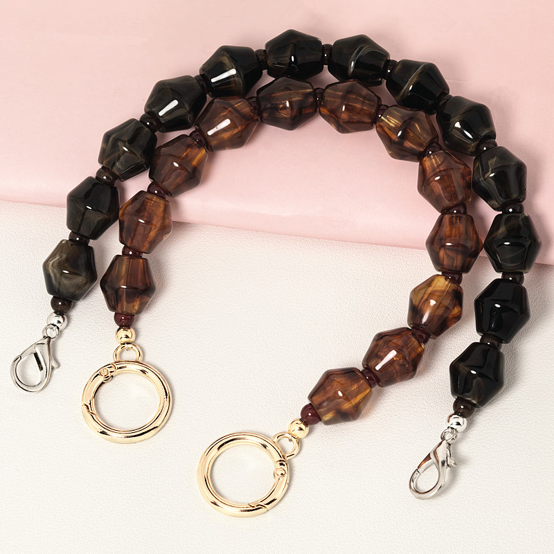 菱形异形串珠包包链条手提手拎腋下肩带手工百搭装饰手机链子替换,服饰配件/皮带/帽子/围巾,包带,淘宝优惠券,粉丝福利购,淘宝优惠卷