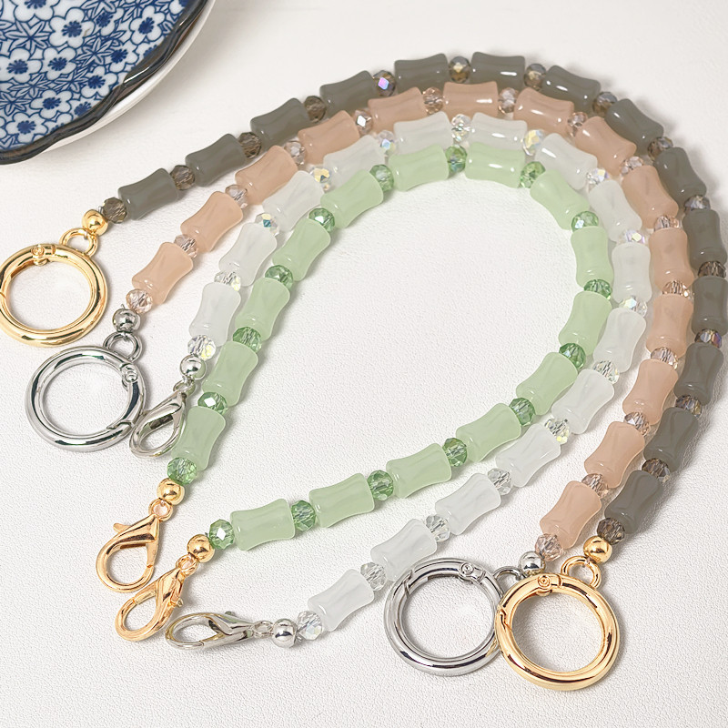 串珠包带肩带女士斜挎包链条单买手机链腋下包手提包手拎带子配饰