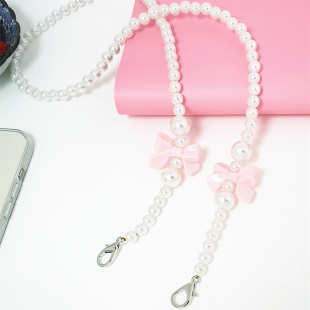 包包带子替换小蜜蜂扩音器珍珠链条肩带斜跨斜挎挂绳单买手机壳背