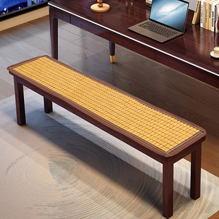 夏季凉席坐垫通用长条凳竹席长方形实木凳子垫板凳餐桌长条垫定制