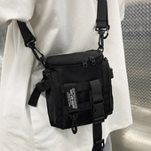 适用于6.7寸苹果单肩斜挎手机包穿皮带腰包街头潮流ins迷你小背包