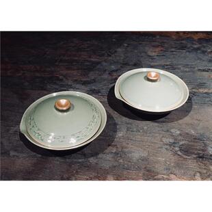 耀州窑宋式青釉盖碗  耀州 古韵 唐风