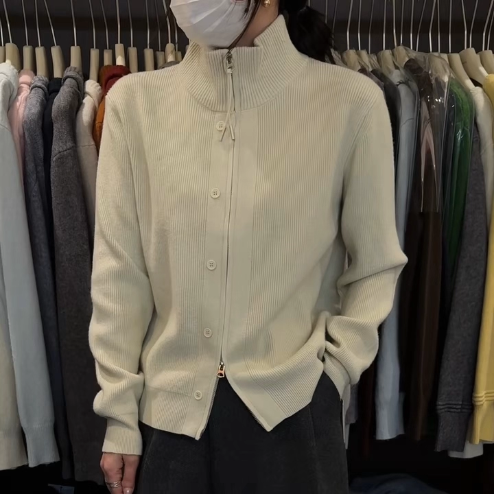 ZiYI韩版宽松显瘦高领毛衣保暖