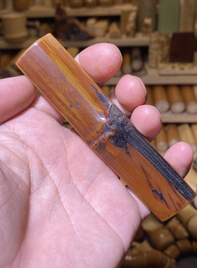 21-102-8mm老煤竹抽丝无事牌，一物一链接，拍了下架，edc
