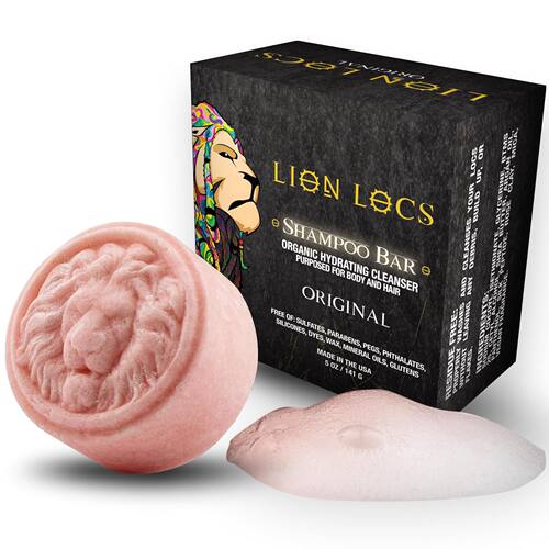 Lion Locs - 洗发水皂护发素深层清洁滋养油植物提取物保湿洗发棒