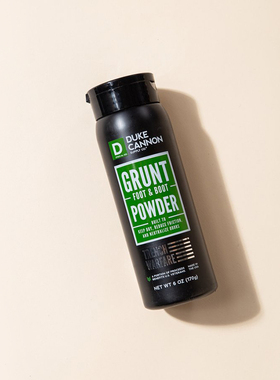 Duke Cannon-Grunt步兵 薄荷止汗除臭干爽舒缓脚部喷雾足部爽身粉