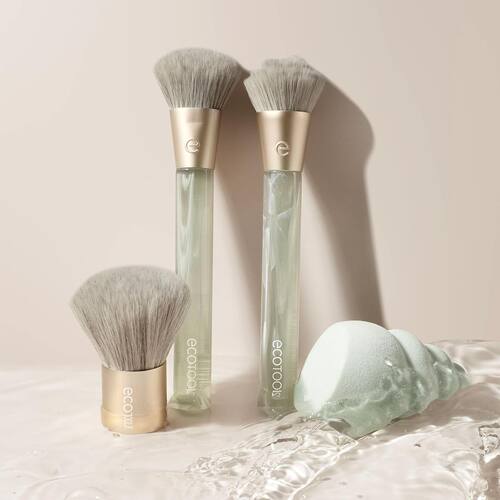 EcoTools美国海洋宝石环保面部化妆刷化妆海绵美妆刷美妆蛋四件套