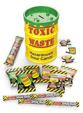 TOXIC WASTE-有毒废料世界酸度级别挑战极限酸味糖果集合超酸糖果